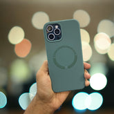 MIDNIGHT GREEN MAGSAFE SILICON CASE